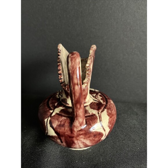 Vintage Mexican Dripware Pottery Sawtooth Miniature Pitcher Oaxaca Mexico - Picture 3 of 11